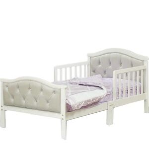 Elegant Cream and Gray Bedding Set with mattress + cover